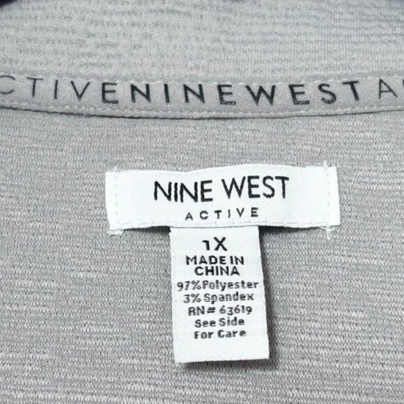 Nine West Gray Activewear Jacket – Sleek Comfort​ - Picture 2 of 7